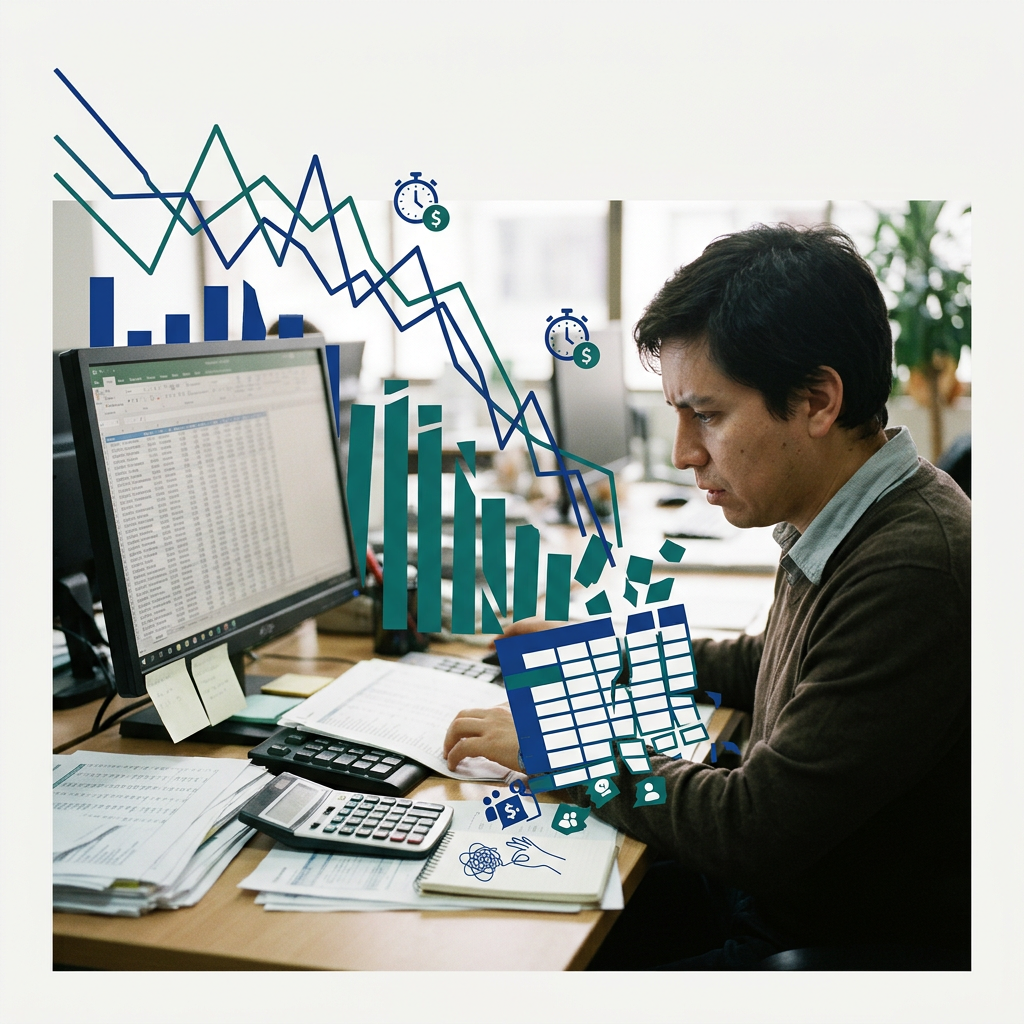 El peligro de intentar organizar ventas en Excel en una pyme en Chile — Embudo de ventas y CRM: el error de vender con l