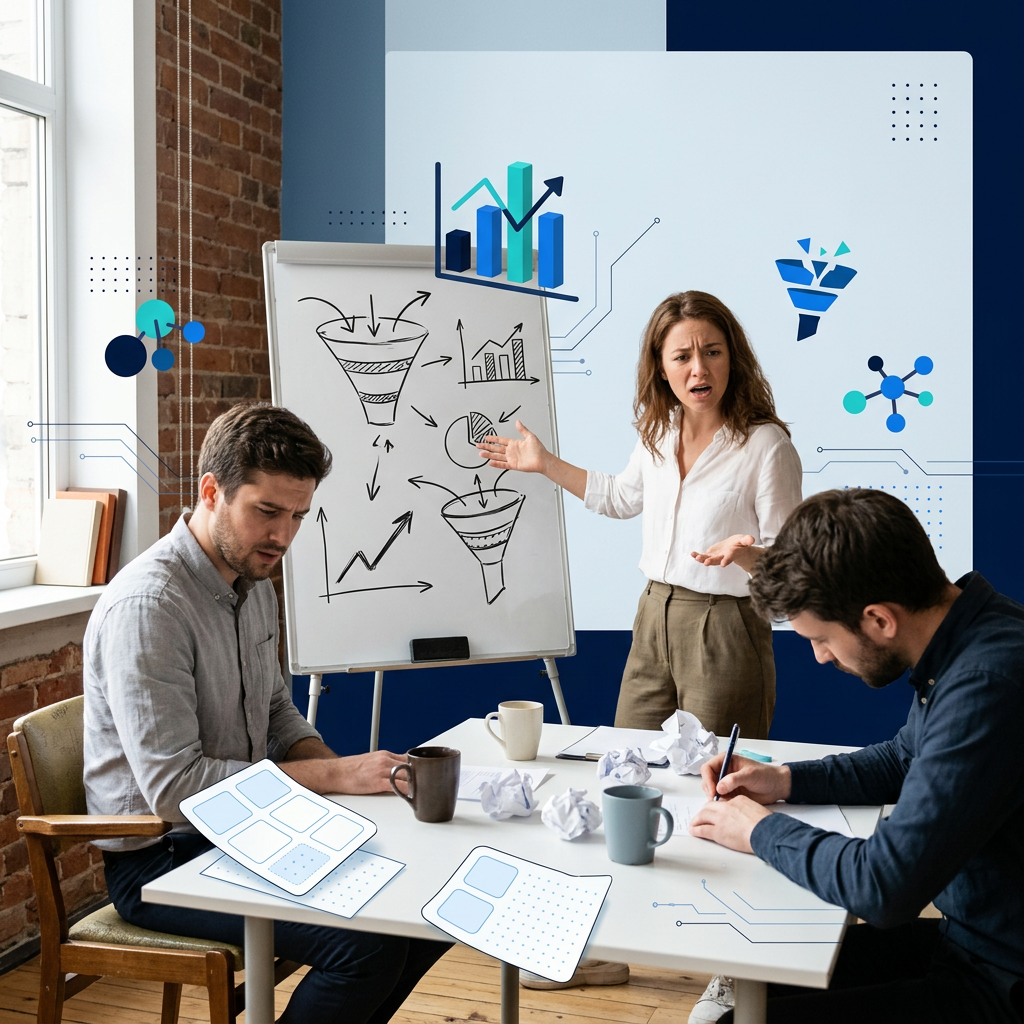 Estrategia comercial de una empresa: el error del caos