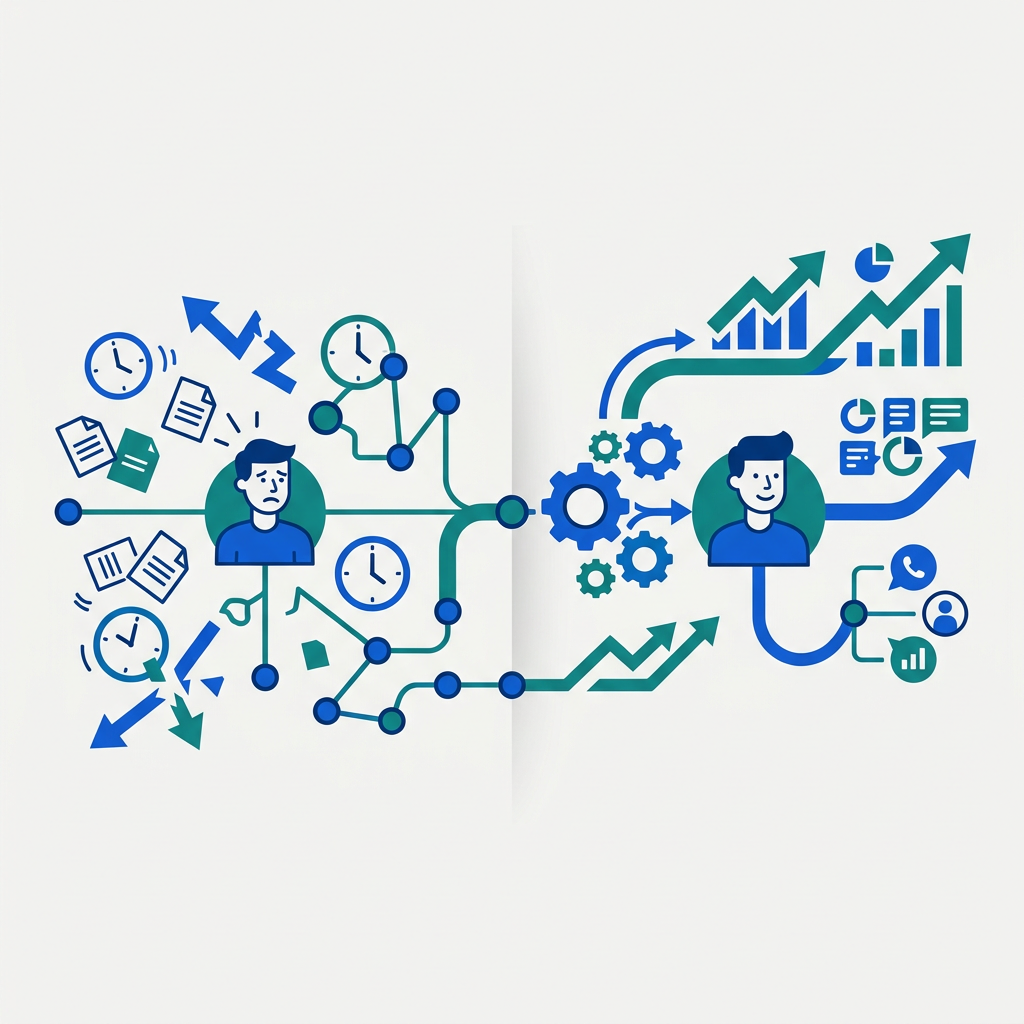 Comparativa de rendimiento comercial: ¿Manual o automatizado? — Automatizacion de marketing: Guía práctica para pymes